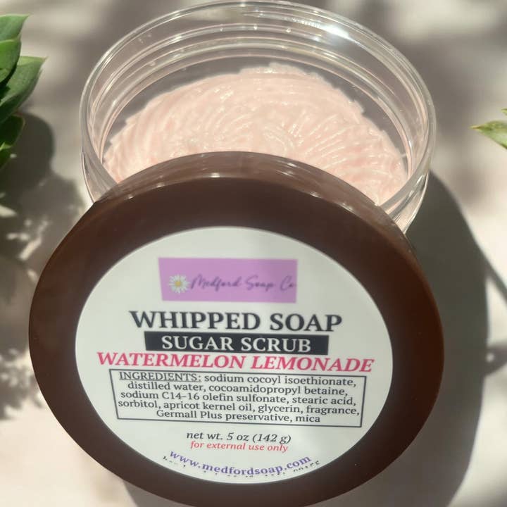 Medford Soap Company - Wholesale Body Scrub/Exfoliant - Whipped Soap Sugar Scrub1