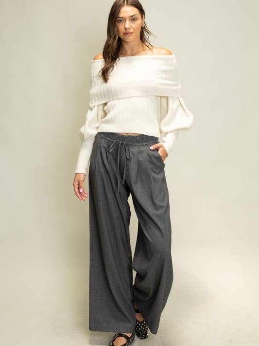 Heyson - Wholesale Knit Top - Women's - SOT1230 Off-Shoulder Layered Knit Top16