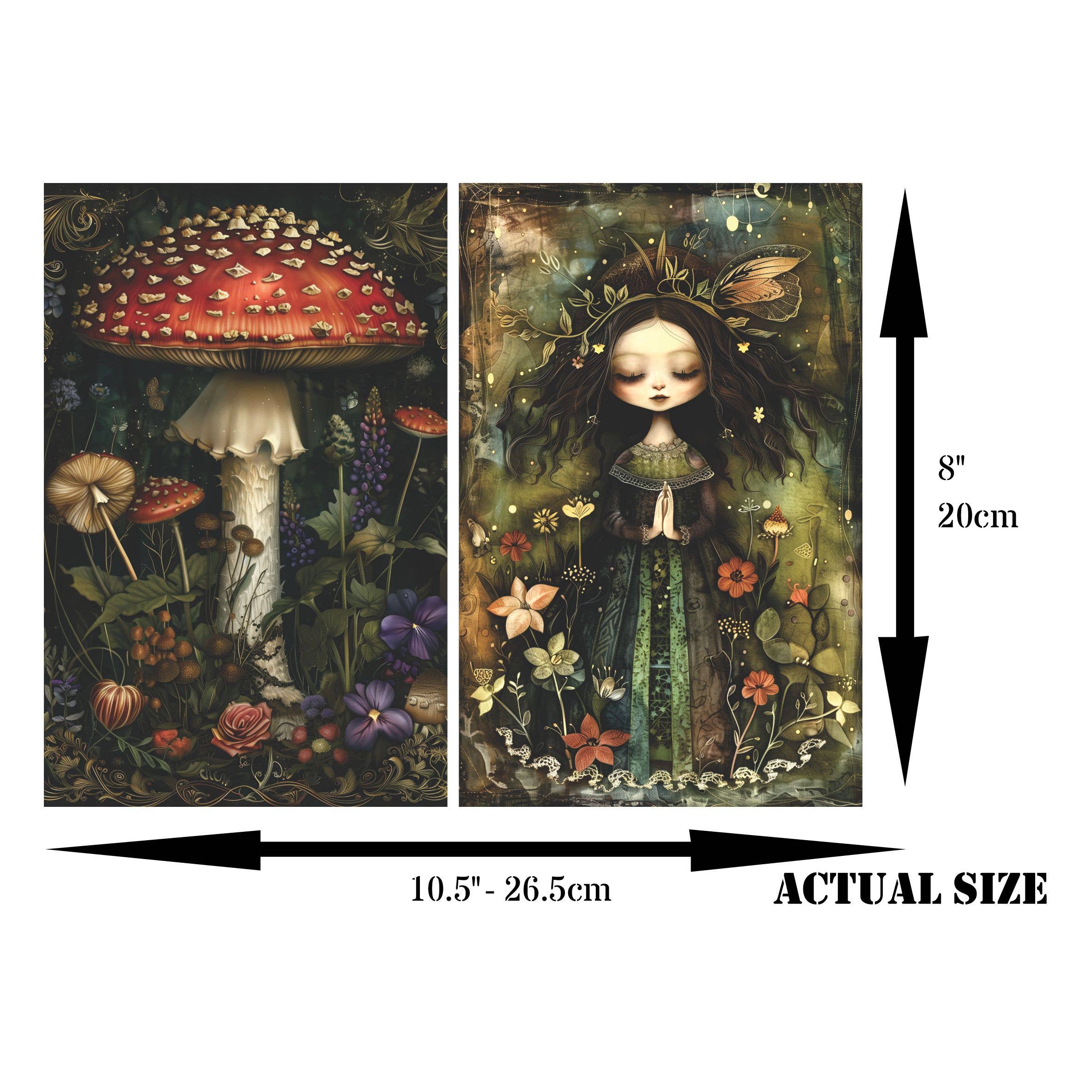 Craft Kreatively - Wholesale Craft Supplies - Fairytale Folk Decoupage Rice Paper - A4 - 6pc – Crafts5