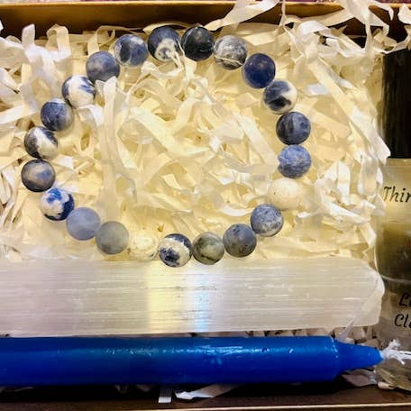 Third Eye Chakra Balance Kit - Sodalite Bracelet for wholesale by Rainwater-Apothecary