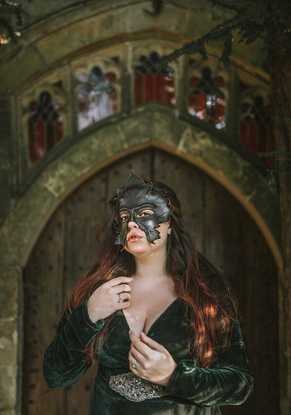 Costurero Real - Vendita all'ingrosso Costume di carnevale - Uomo - Foglia marrone in pelle d'acero Druido Autunno Natura Foresta Woodland3