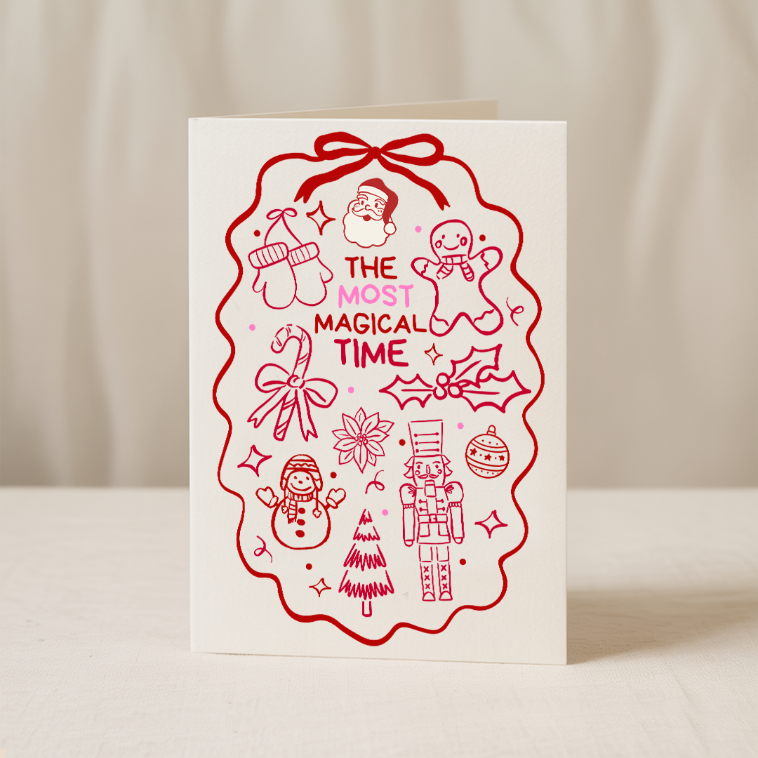 Blue Iris Designs Co - Wholesale Christmas Card - The most magical time A6/5x7 Christmas card0