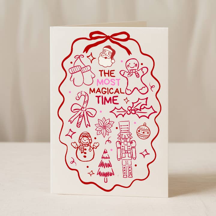 Blue Iris Designs Co - Wholesale Christmas Card - The most magical time A6/5x7 Christmas card0