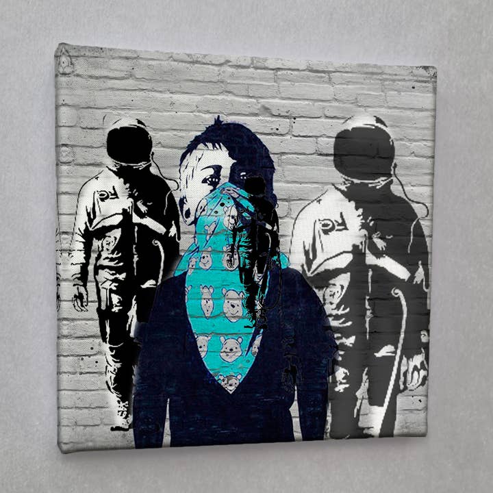 #00656 Bandidos Street Art Tela por atacado de Eicie