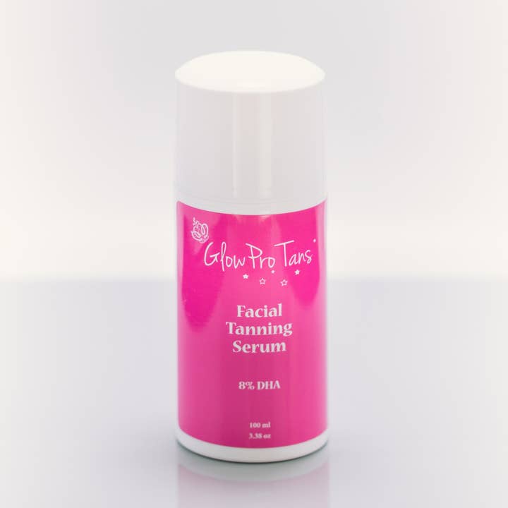 8% DHA Facial Tanning Serum for wholesale by GlowPro Tans