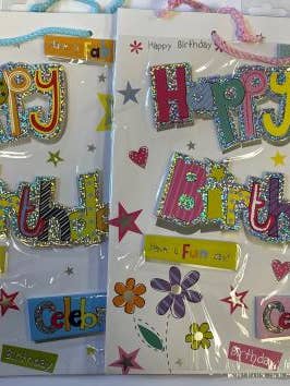 Birthday Gift Bag Large | SEGB | GBL8219A for wholesale by DICKENS INC.