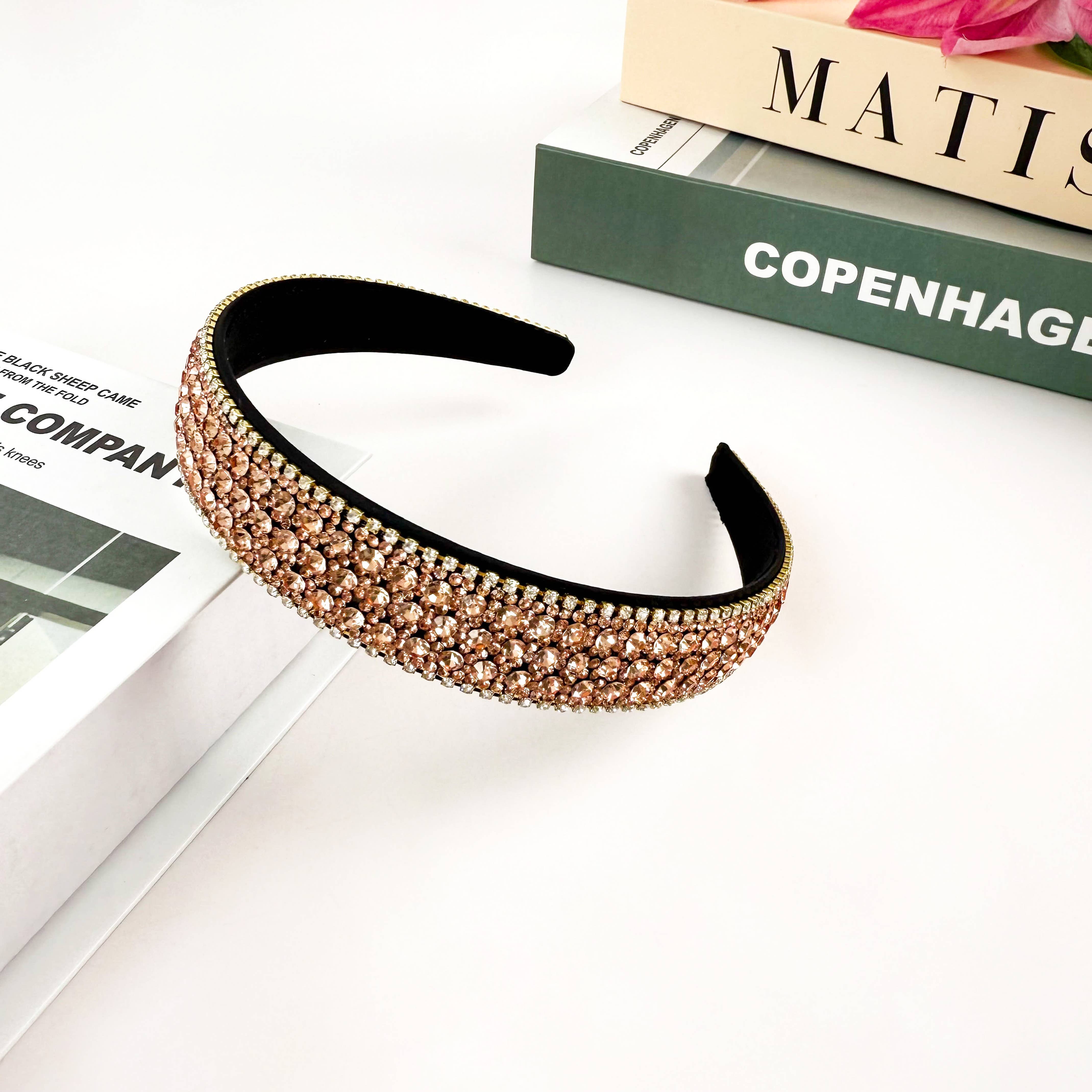 Tourtiwi – wholesale Fashion headband – women's – Bright Multi-Color Diamond Headband0