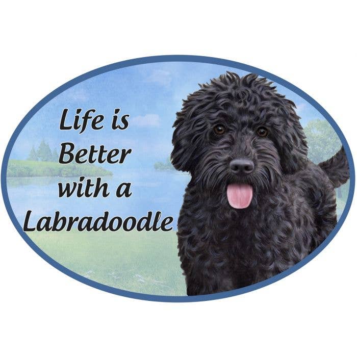 E&S Pets - Wholesale Magnet - Labradoodle Euro Magnets0