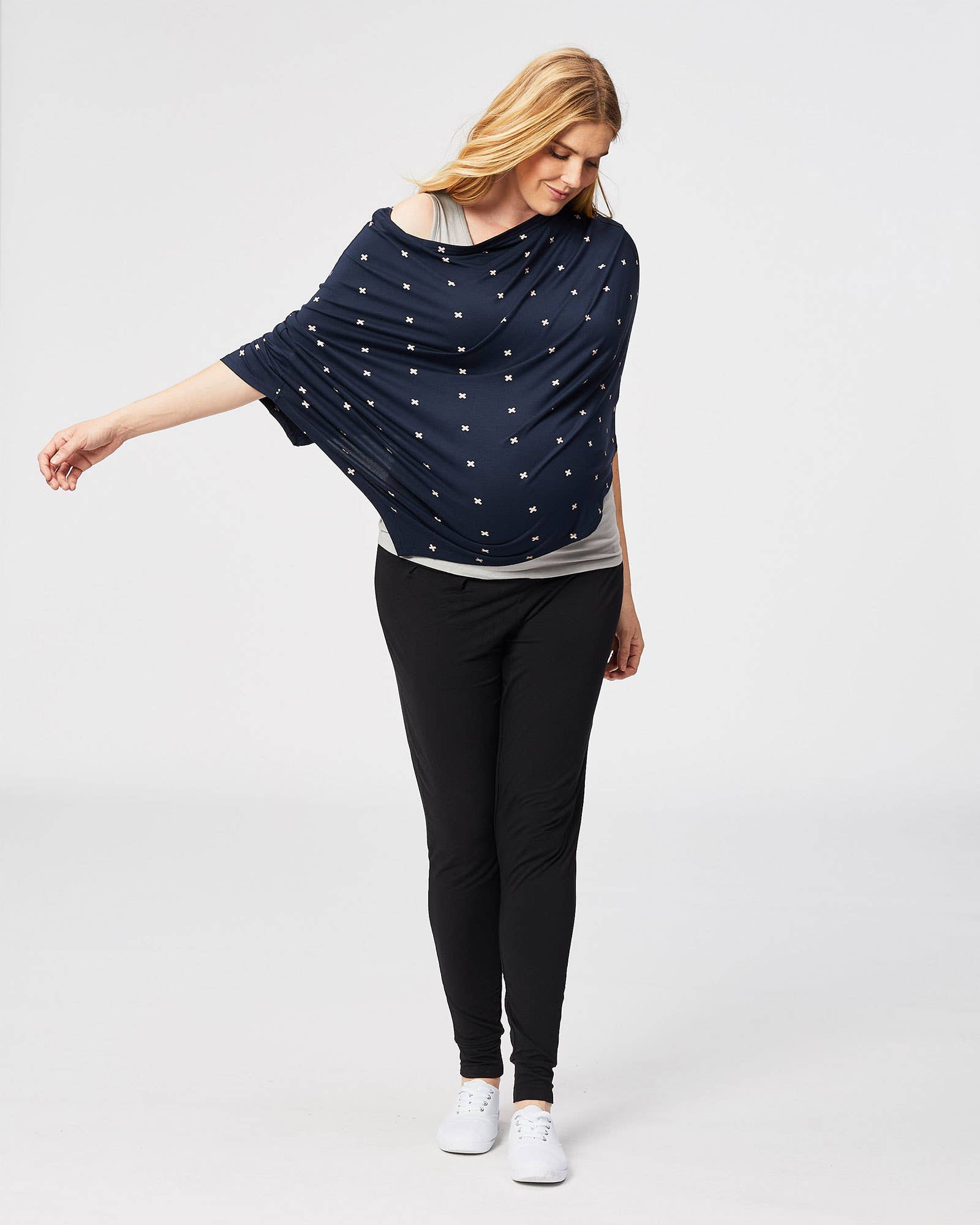 Cake Maternity - Wholesale Nursing Scarf - Maternity - Hokey Pokey Nursing Poncho2