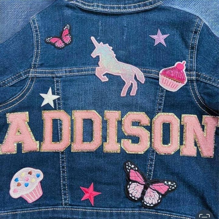 Chaqueta vaquera personalizada para venta al por mayor de Zeus and Lexi Kids