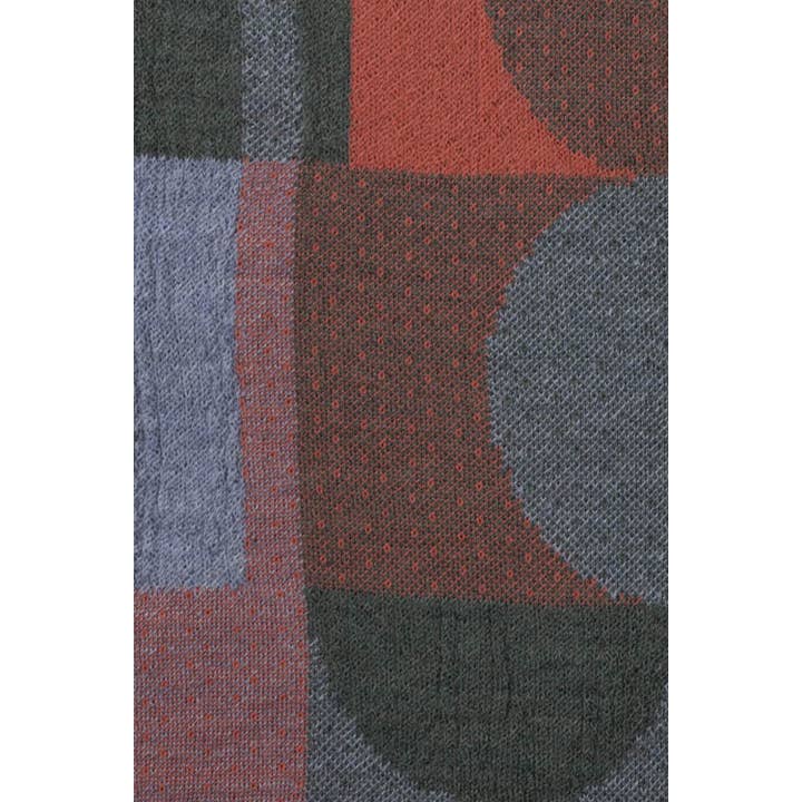 McKernan - Wholesale Hand Warmer - Soho Wristwarmers – Merino Wool with Circle Graphic Motif5