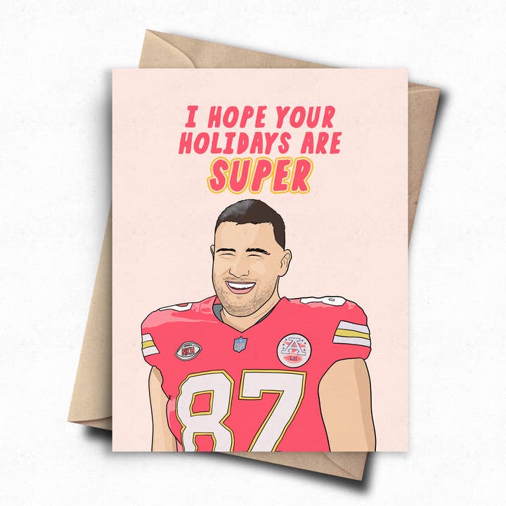 Pop Cult Paper – Engroshandel Julekort – Super Ferier Julekort Sjovt Superbowl Fodboldkort