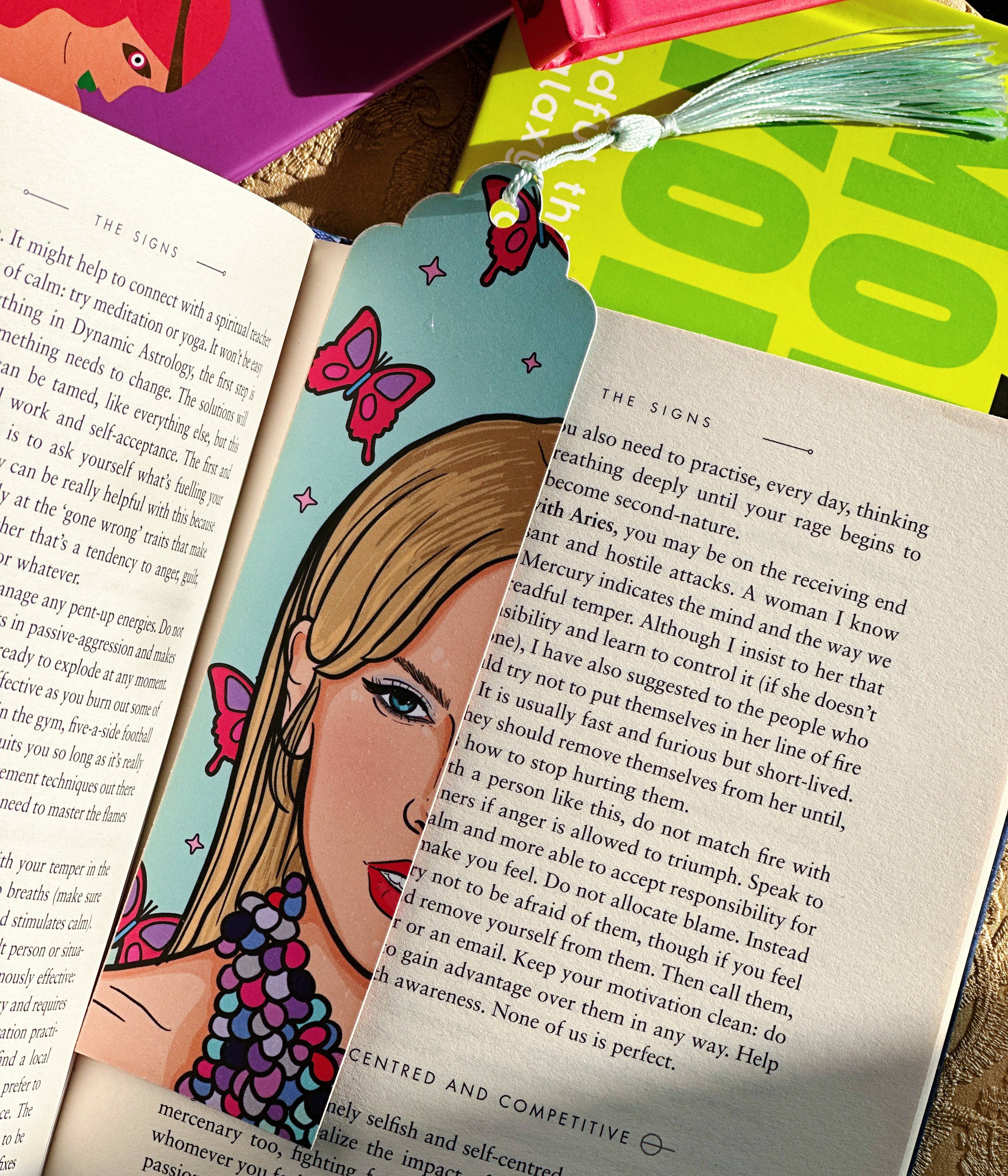 Studio Soph (We Pay Your Import Fees - We Ship DDP) - Wholesale Bookmark - Taylor Butterflies Bookmark2