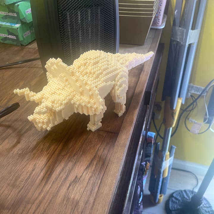 Stegosaurus Micro-Block Model for wholesale by Inspired Passion Productions,LLC