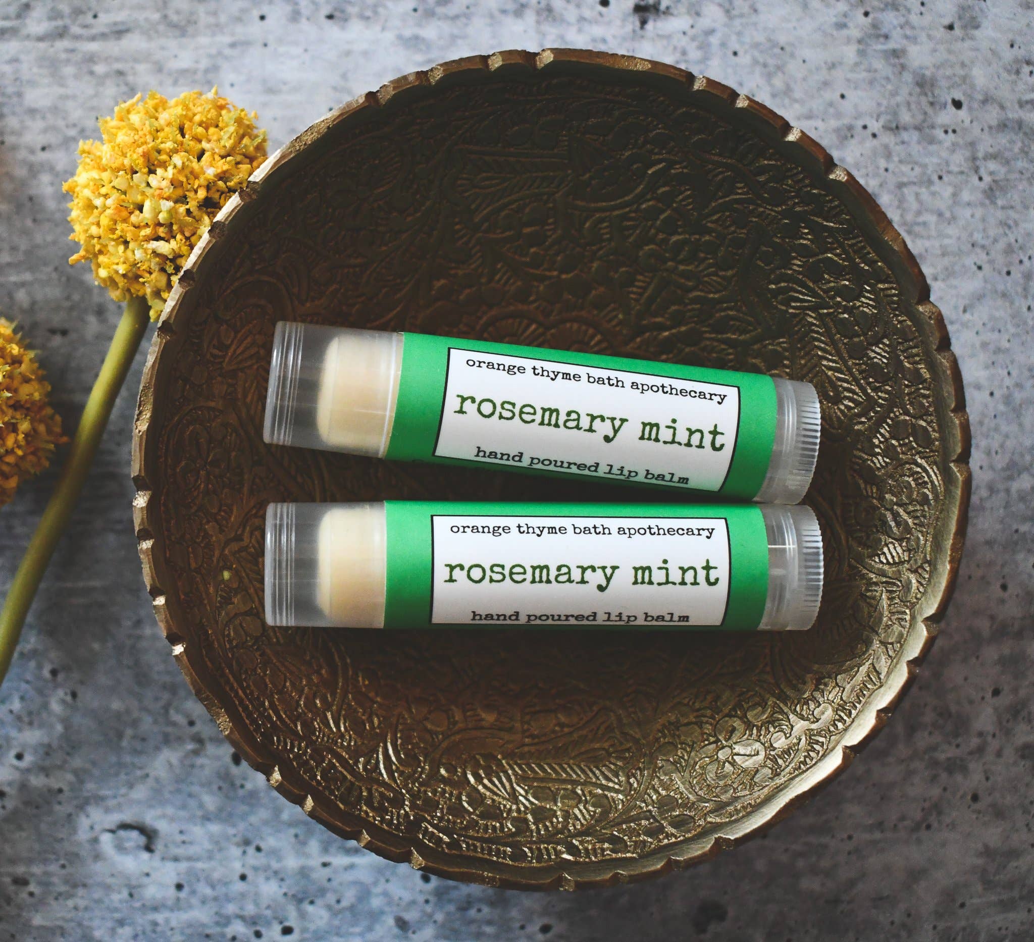 Orange Thyme Bath Apothecary - Wholesale Lip Balm - Rosemary Mint Lip Balm