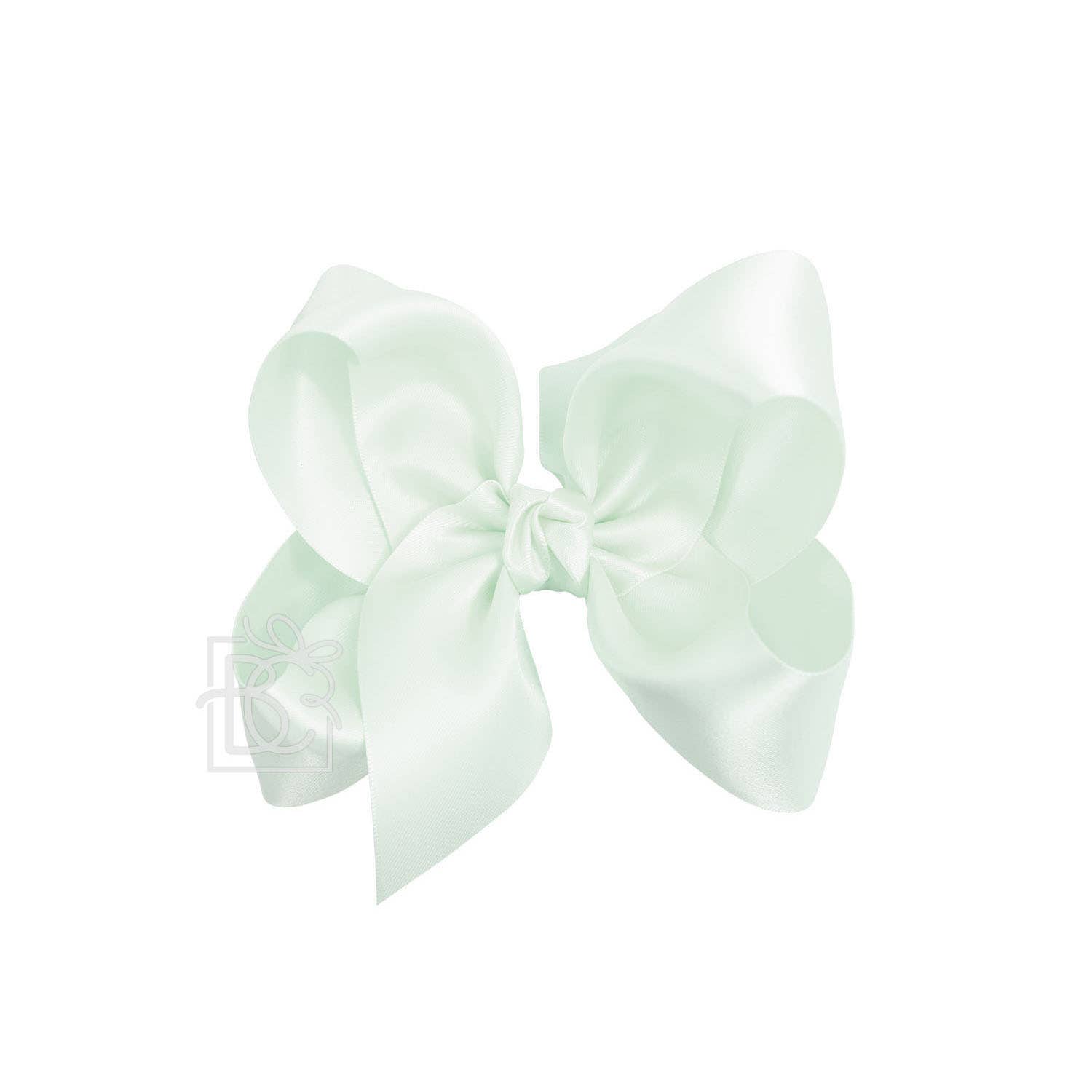 Beyond Creations, LLC - Wholesale Hair Bow - Kids - SATIN BOW ON CLIP90