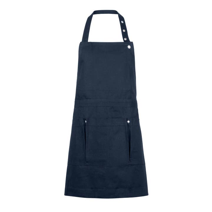 Creative and Garden Apron - Dark blue for wholesale by The Organic Company