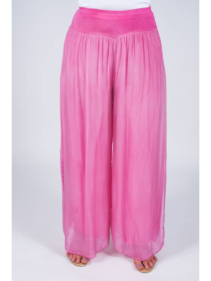 TINA Stephens Italy/Tees By Tina - Wholesale Pants - Women's - Eva Silk Side Slit Pant (PL206)23