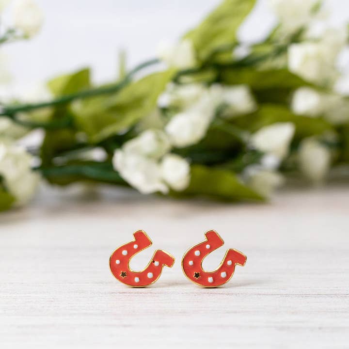 Miss Modi - Wholesale Jewelry Set - Horseshoe Enamel Earrings/ Bracelet/ Necklace1