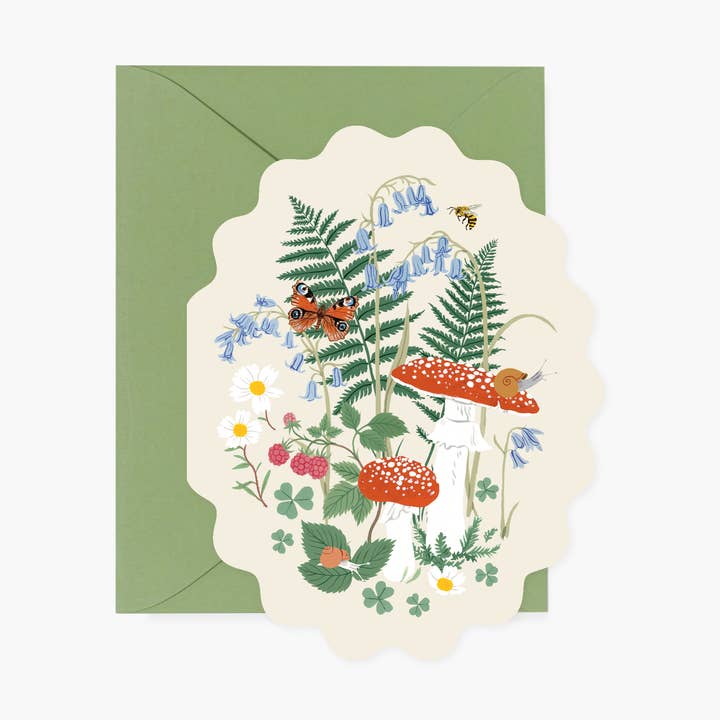 WOODLAND | greeting card for wholesale by Botanica Paper Co.