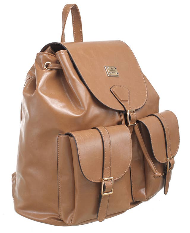 Bessie London - Wholesale Backpack - Women's - CLASSIC BUCKLE FLAP BACKPACK4