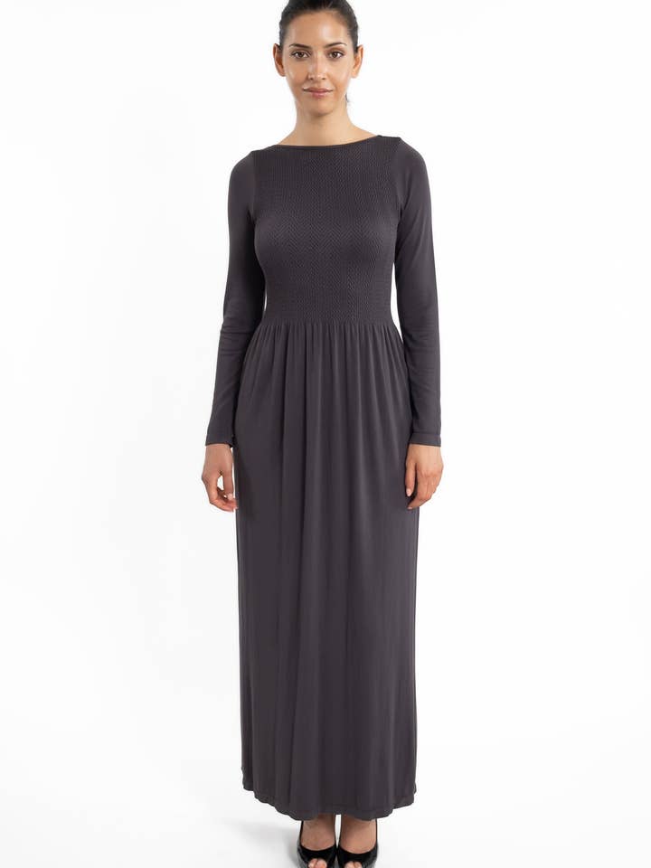ELIETIAN - Wholesale Dress - Women's - Long Sleeve Maxi Dress4