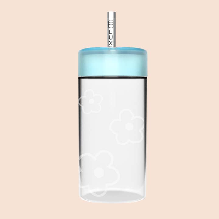 Luxey Cup - Wholesale Drinking glass/cup - LIMITED EDITION FLOWER STUDIO TUMBLER - Reusable Glass Iced Drinks Cup23