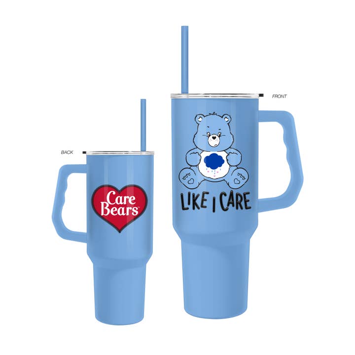 Care Bears Grumpy Like Care 40oz Stainless Steel Tumbler for wholesale by Silver Buffalo