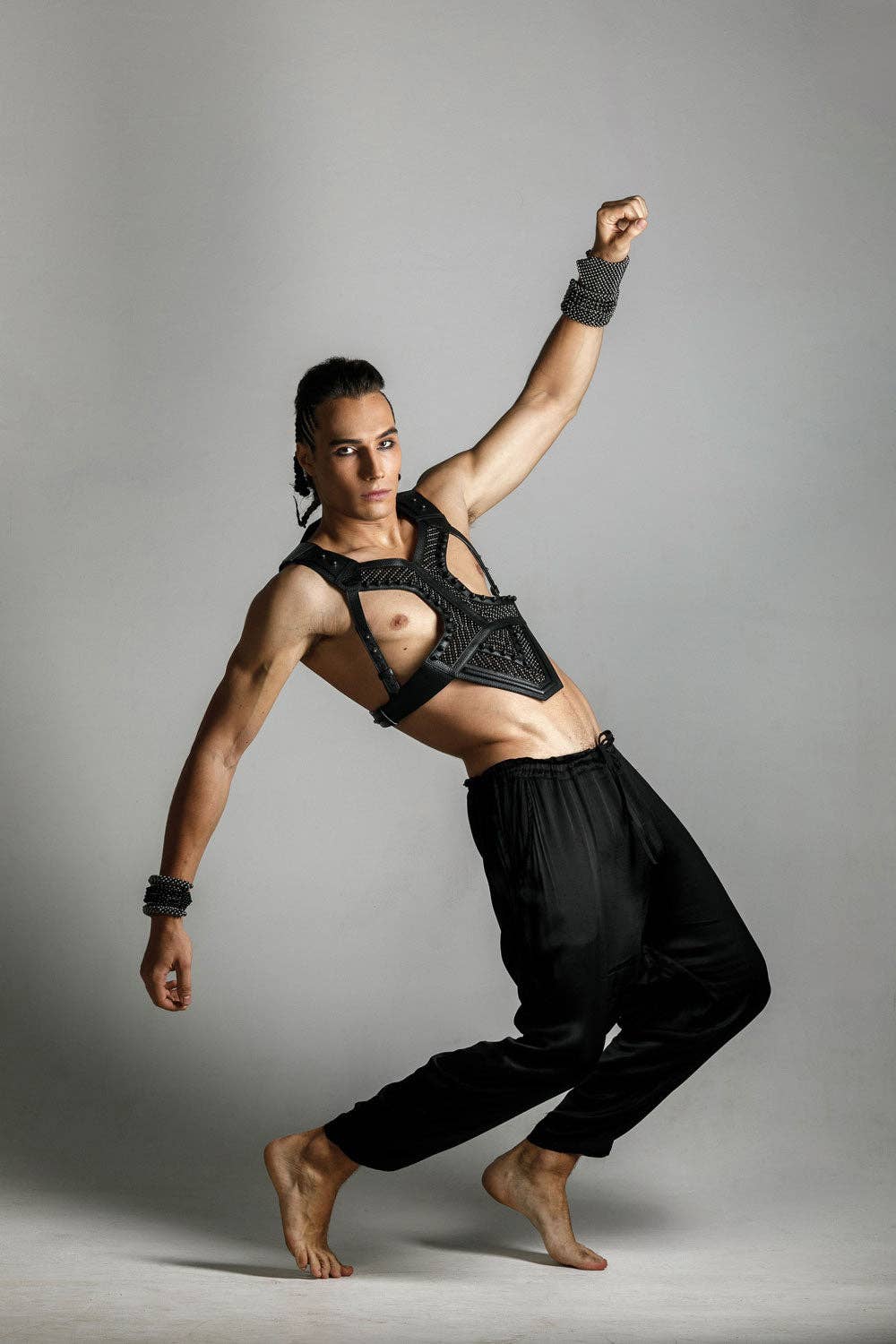 OBJECT & DAWN – wholesale Tank top – Men's – Adonis Men's Leather Beaded Harness2