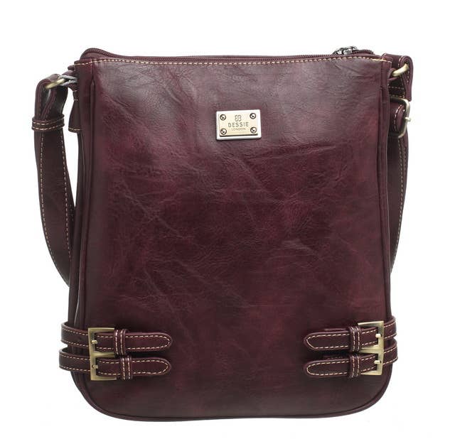 Bessie London - Wholesale Crossbodytas - Dames - Klassieke schoudertas met gesp en ritssluiting6