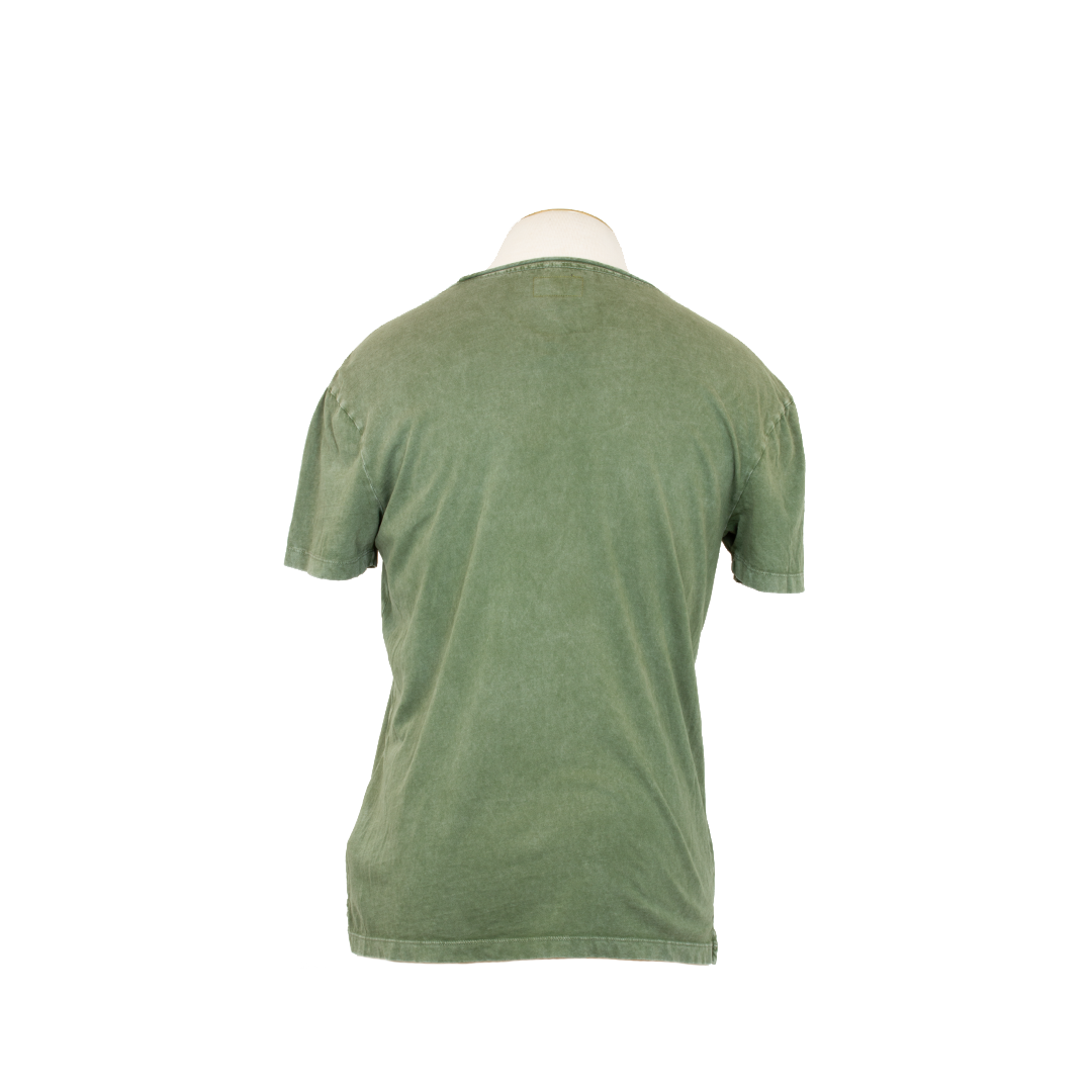 Maskdanna by Califortunate - Wholesale Screen Printed T-Shirt - Men's - MEN'S MARKET ROUND NECK TEE GREEN1