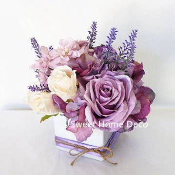 Sweet Home Deco - Wholesale Artificial flowers - 14''T Artificial Lavender Bush, Filler Lavender Flowers2