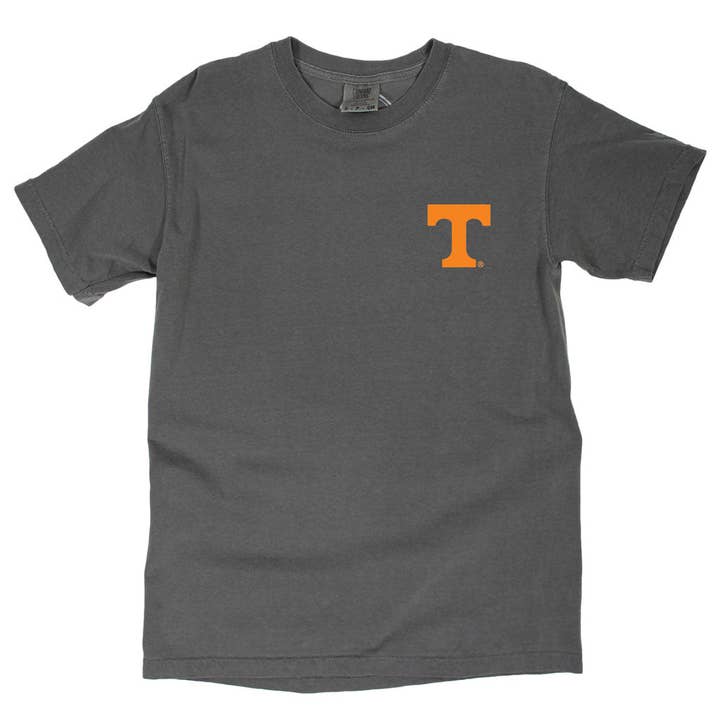Tennessee Pep Squad Kortärmad T-shirt i grått för wholesale av Kickoff Couture