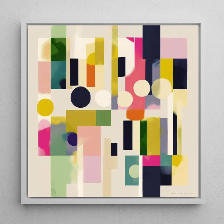 Acrylic Abstract Canvas Wall Art Print for wholesale by Venus Art Prints