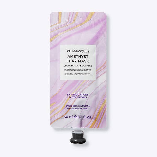 Vitamasques US - Wholesale Skincare Face Mask - Amethyst Clay Mud Mask3