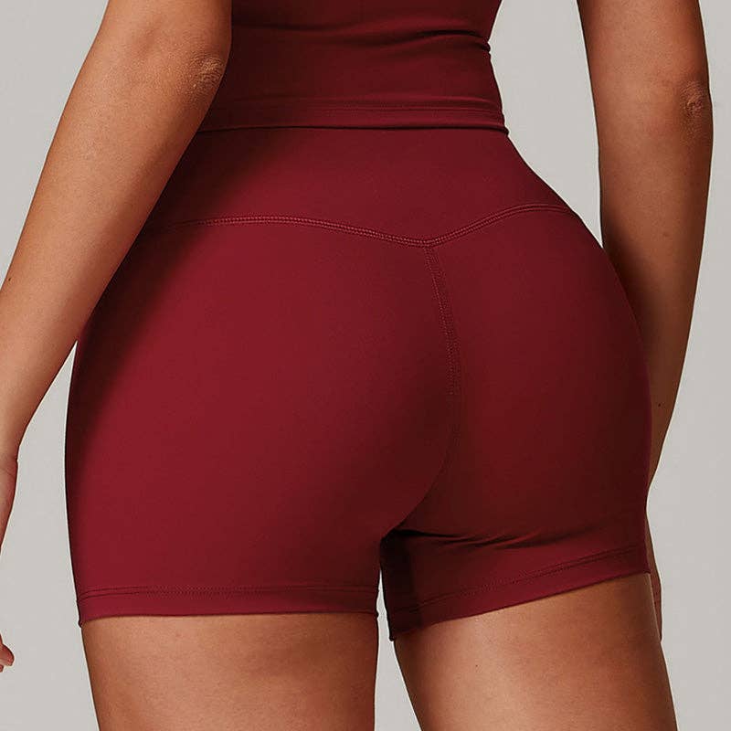 WONDERXFANS – Engroshandel Træningsshorts – til kvinder – Hurtigtørrende højtaljede cykel- og løbeshorts med slank pasform13