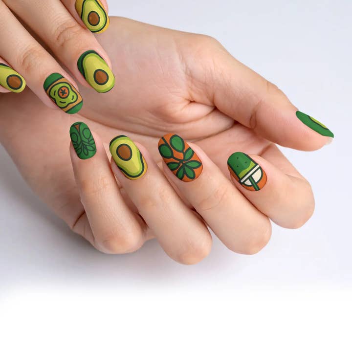 FYNE BODY - Wholesale Press-on/fake nails - Avocado Vibe Blast Avocado Press-On Nails63