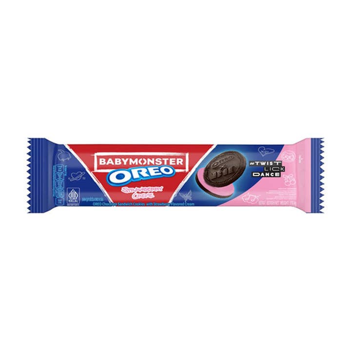 Oreo BabyMonster - Strawberry Creme (110.4g) (Indonesia) Box of 24 for wholesale by Pops Distro Inc