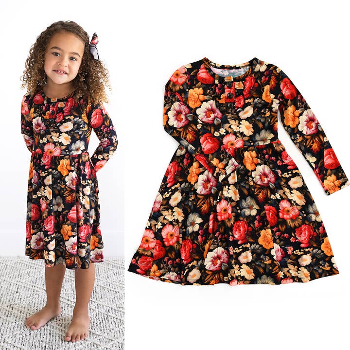 Lola Tutu Dress Bamboo Kids Clothing Outfit for wholesale by Gigi and Max