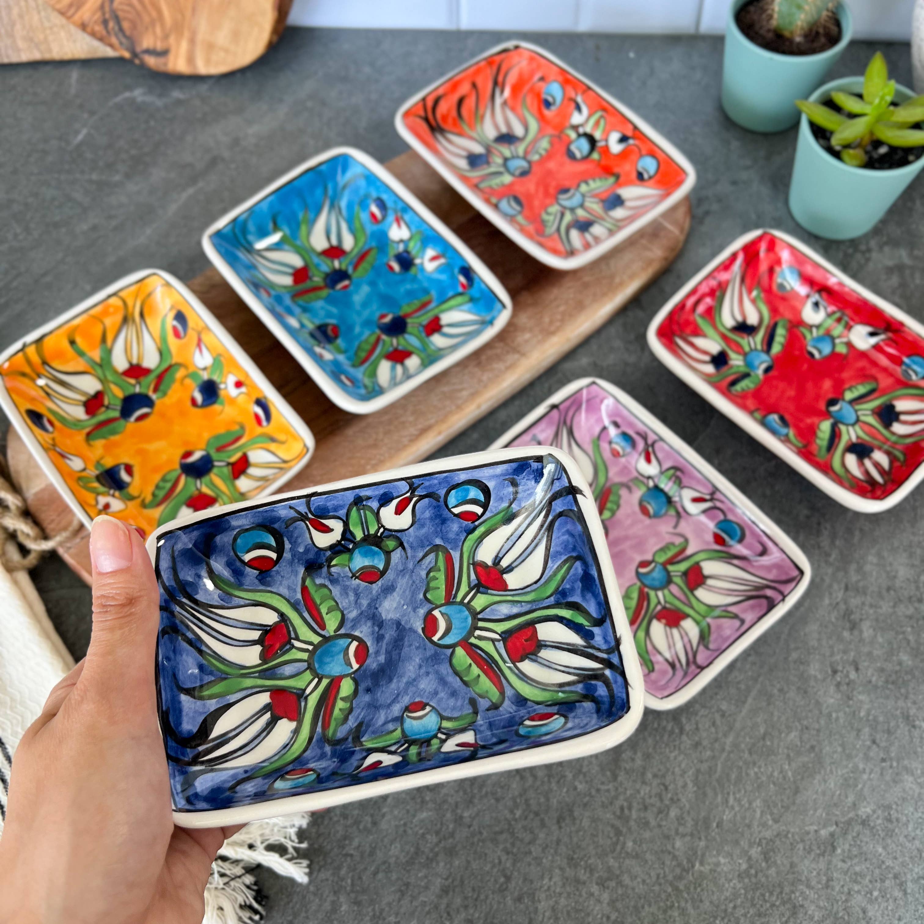 Umays Boho – wholesale Decorative plate/dish/bowl – Handmade Tapas Bowl, Serving Set, Mezze Plate, Pinch Bowl0