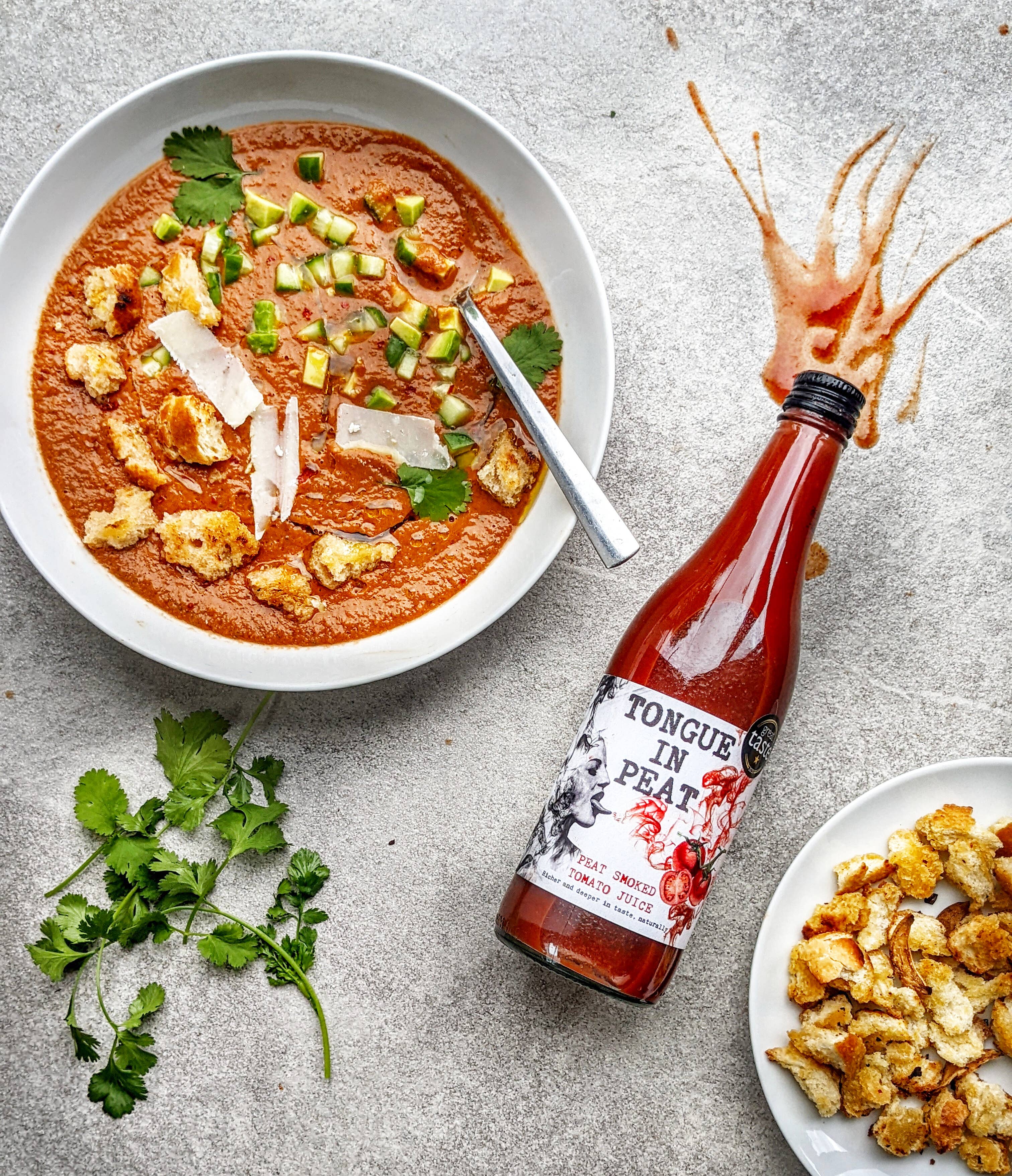 Tongue In Peat - Wholesale Cocktail Mix/Syrup - Smoked Tomato Juice Bloody Mary Cocktail Mixer 250ml/8.51oz6