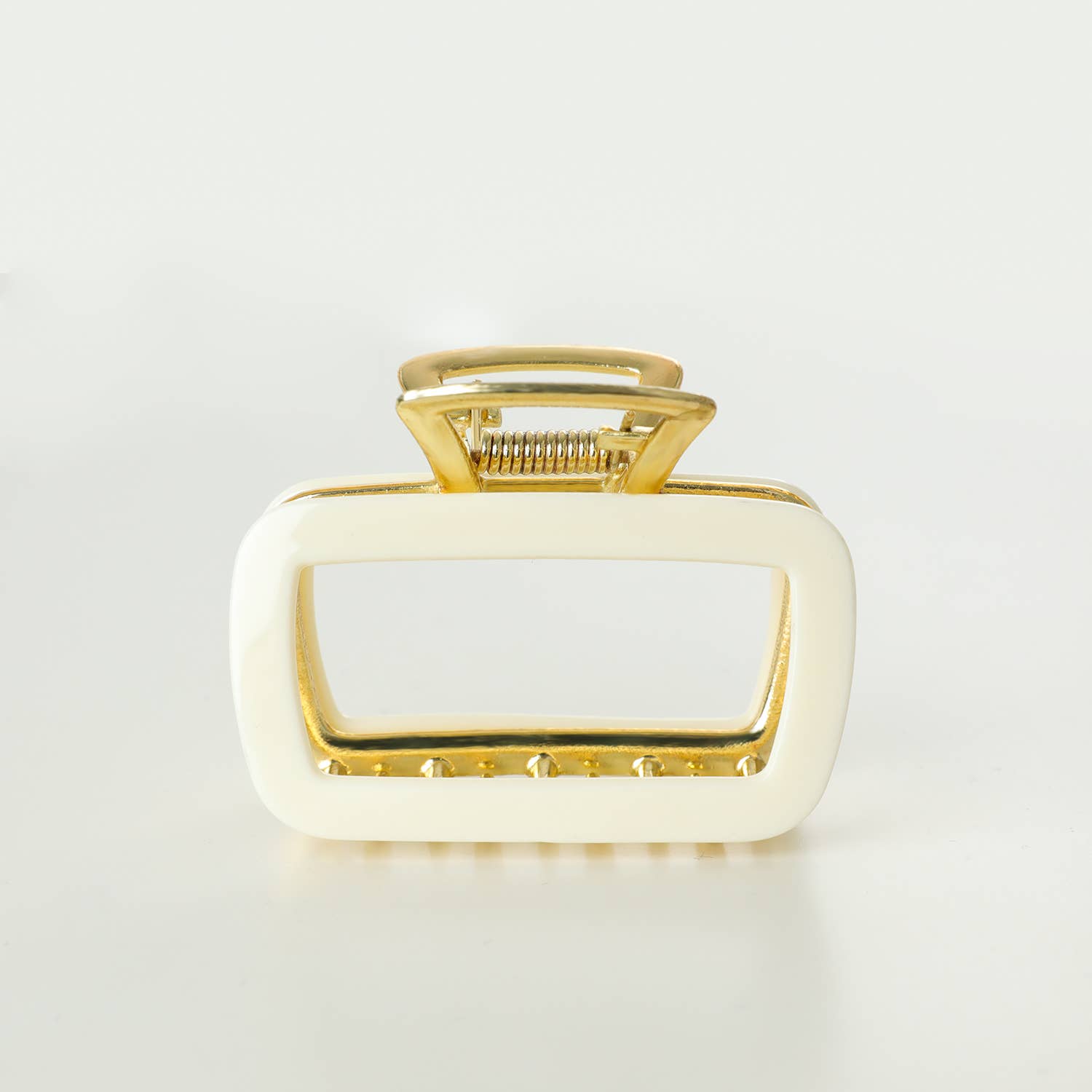 Assorted Harlow Solid Hollow Rectangle Metal Claw Clip - Medium for wholesale on Faire5