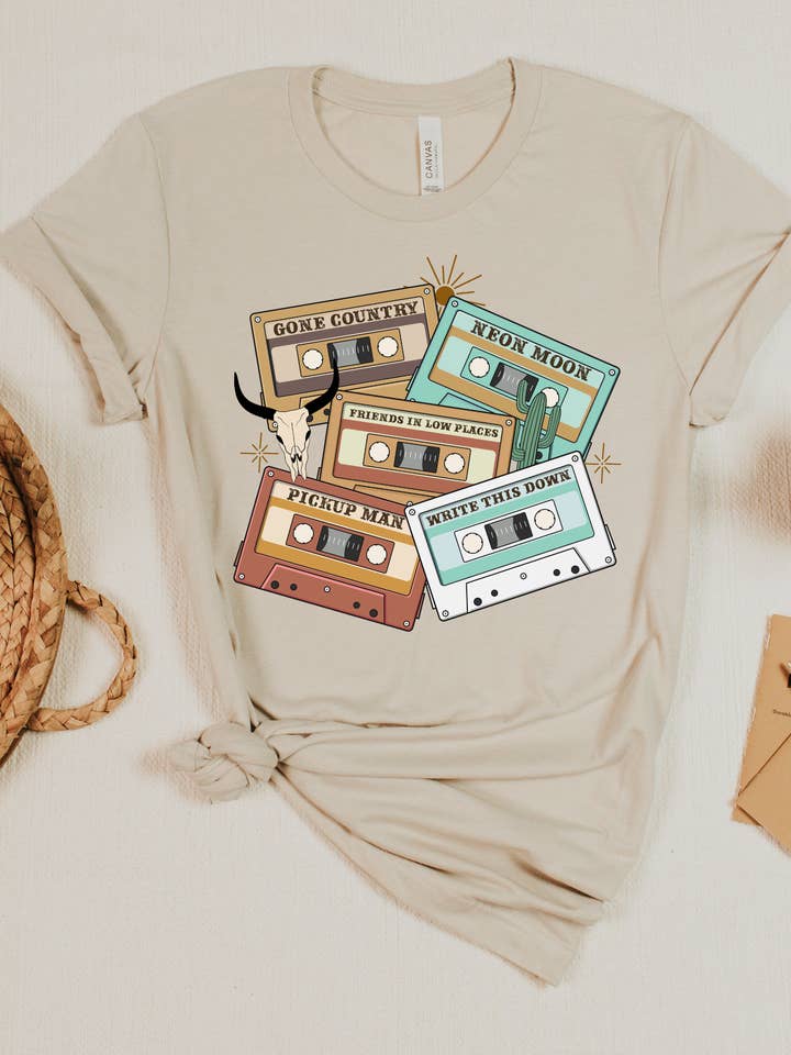 Cassettes country classiques pour la vente par Kc Kreations