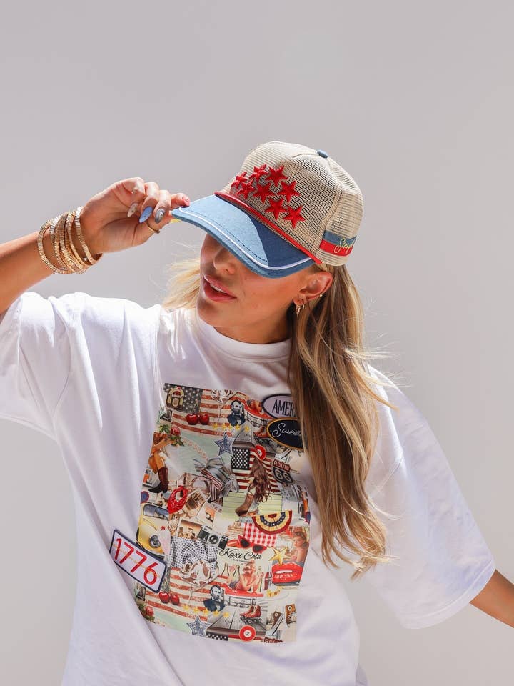 T-SHIRT AMERICA'S SWEETHEART pour la vente par KAXI