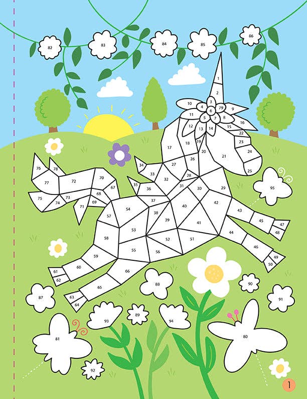 Insight Editions - #1 Pop Culture Publisher - Vente Autocollant - Enfant et bébé - Autocollant Mindful by Number : Licornes1