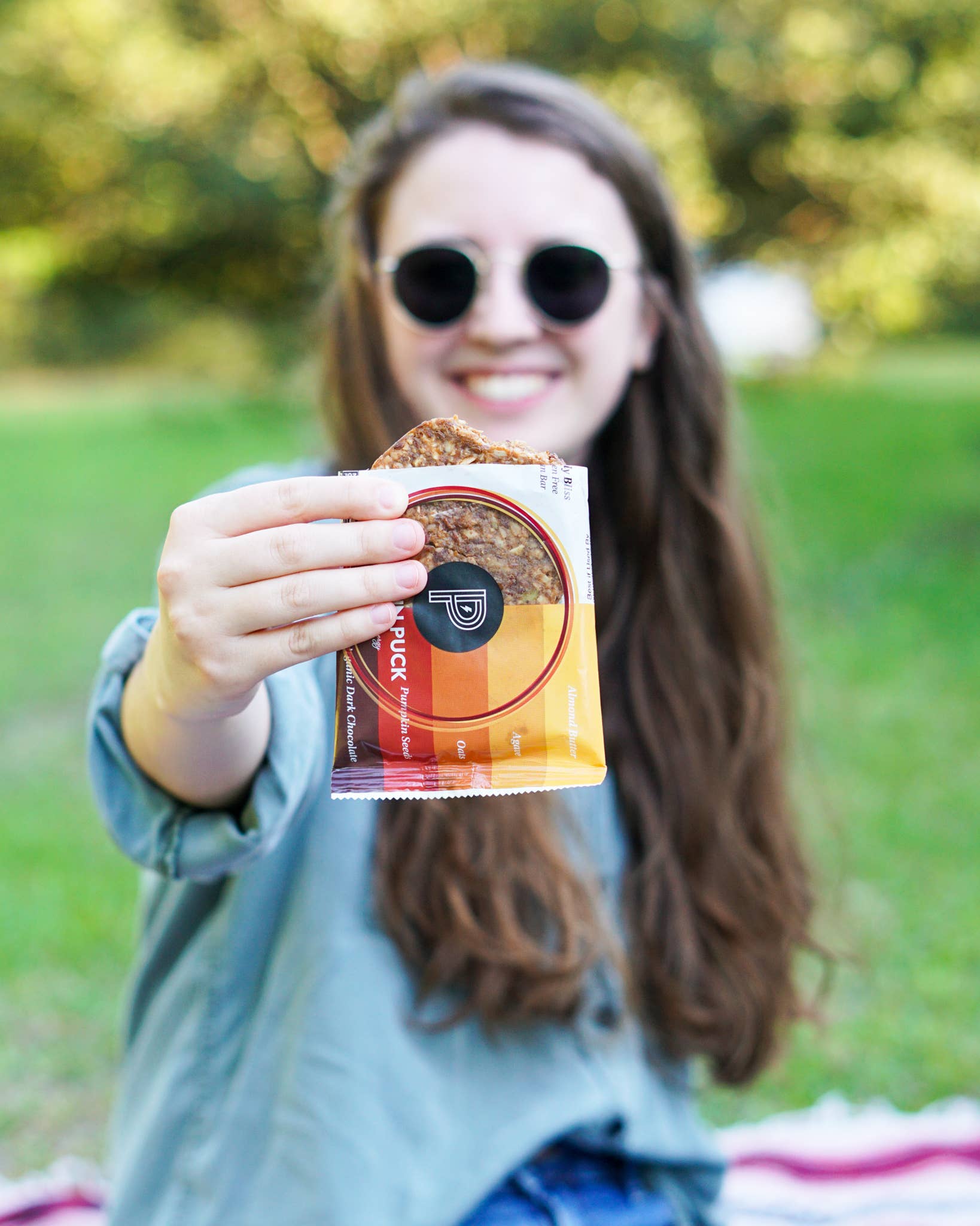 Protein Puck - Wholesale Snack Bar - Daily Bliss (Almond, Dark Chocolate) (16 - 3.25oz Bars)18