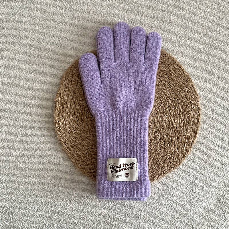 SALINA TRADING INC - Wholesale Gloves - Women's - Handmade 18-Color Knitted Long Gloves for Women - Touchscreen Fingerless Cycling Gloves16