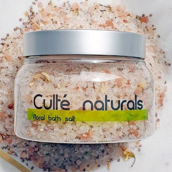 Holistic Hemp Luxury Natural Bath Salt | Epsom Salt Soak Pink Himalayan - 450G for wholesale by Culte Skincare