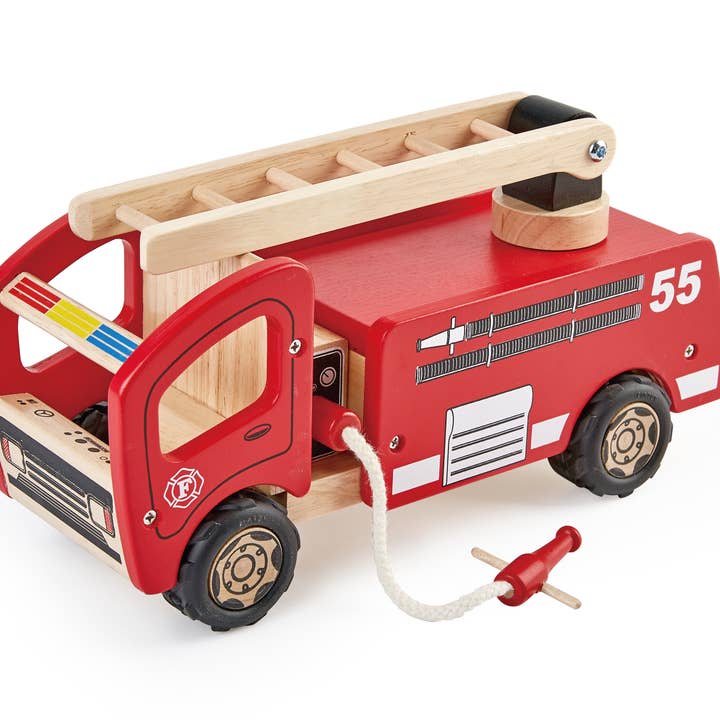 Uniche Collective - Wholesale Toy Car/Truck - Kids - PINTOY 11.5" Fire Engine