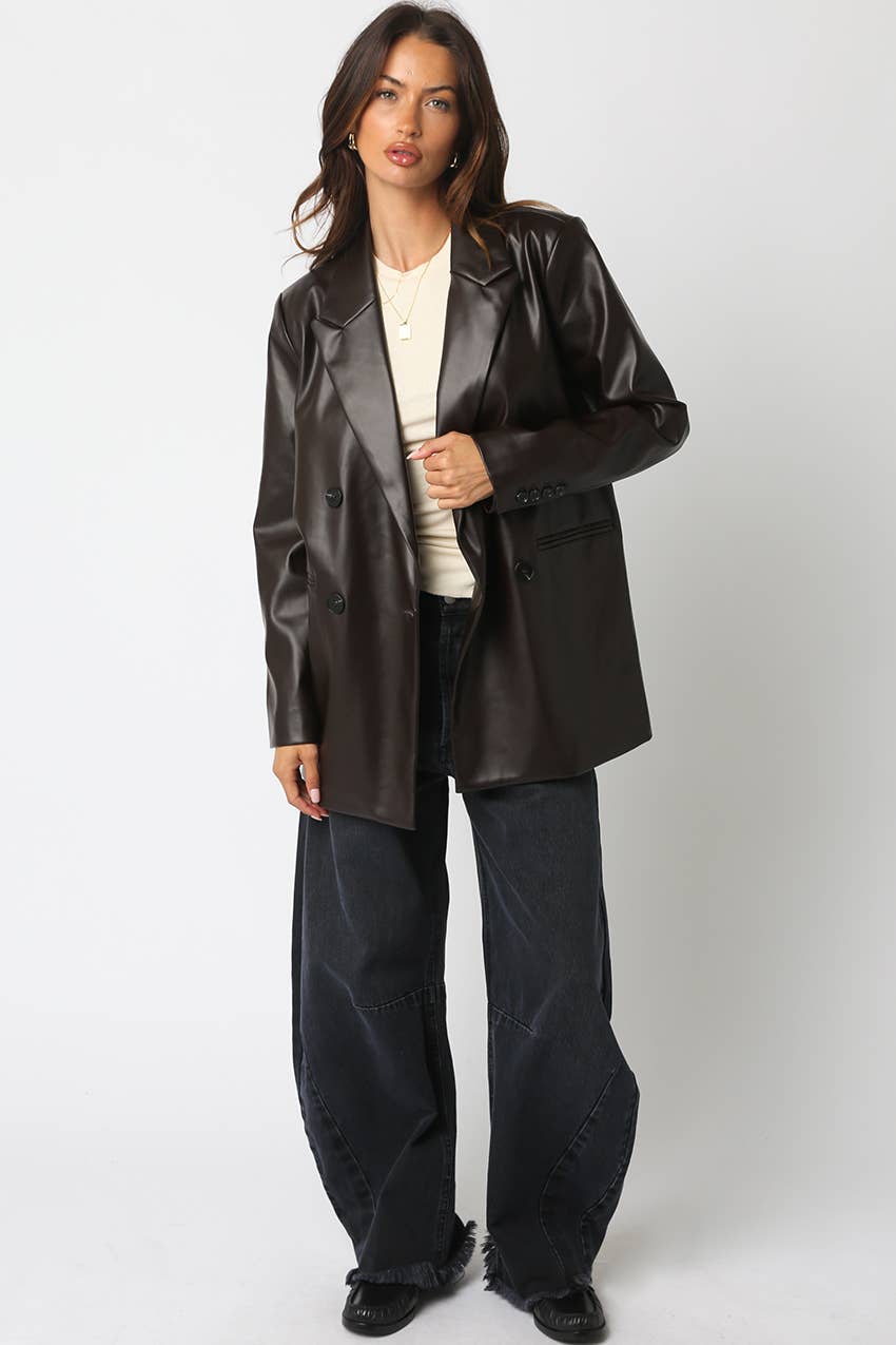 Olivaceous – Engroshandel Jakke - Dame – Zion PU Jakke8